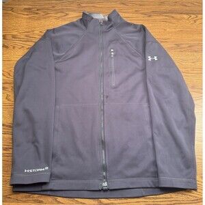 Under Armour Jacket Mens Large UA Baitrunner‎ Stealth Gray/Steele